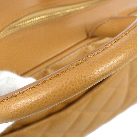 CHANEL 2003-2004 Beige Caviar Bowling Bag 27 69738 - Picture 4 of 10